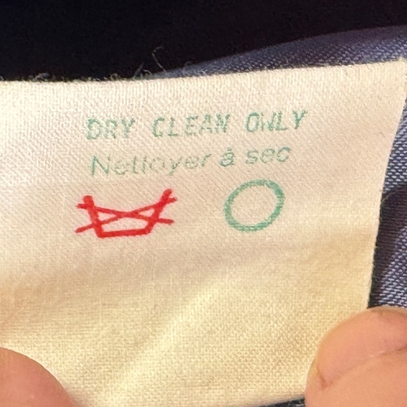 Vintage 80s coat, blueish lavender grey, Sears mohair, wool blend, 12/14 (L/XL) - Picture 14 of 15